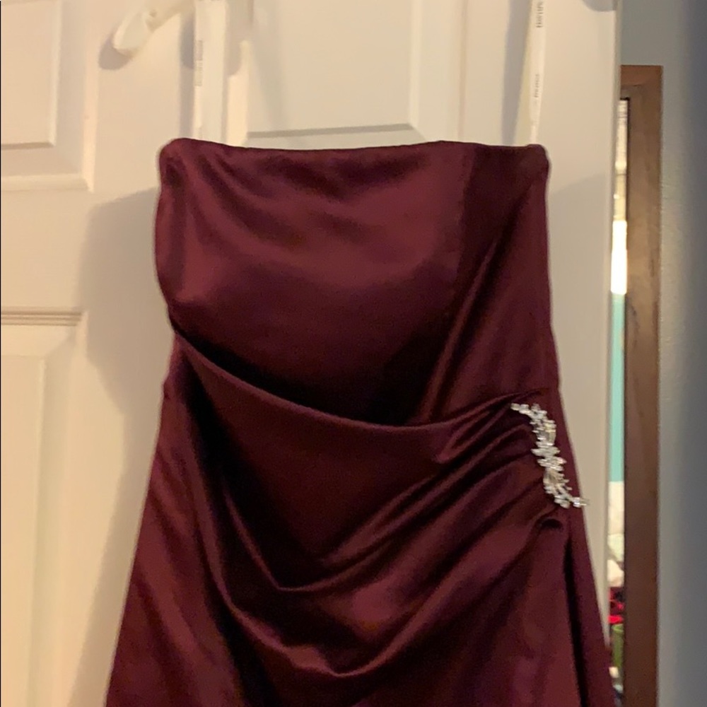 David’s Bridal Prom Dress - Burgundy